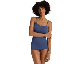 Ультралегкая майка-бюстье Hanro Ultralight Spaghetti с отделкой из сатина