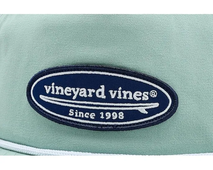 Пятипанельная кепка Vineyard Vines Surf Patch Canvas 5 Panel из прочного хлопка