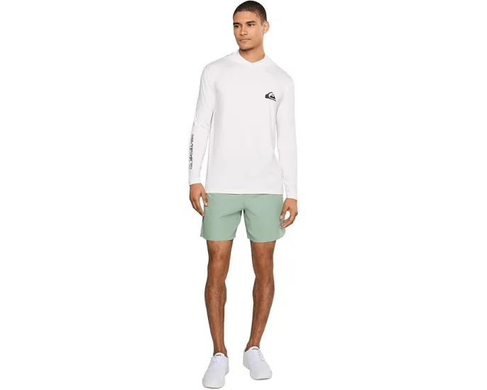 Quiksilver Худи Everyday Hooded Surf Tee из переработанного полиэстера с защитой от солнца
