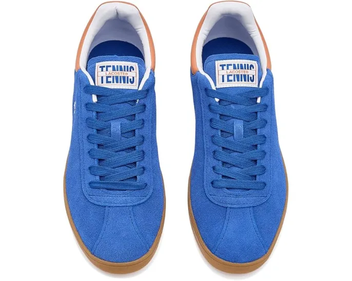 Кроссовки Lacoste Baseshot из замши с кожаными деталями