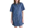 Madewell джинсовое мини-платье Airy Denim Boxy
