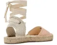 Босоножки Soludos Vichy Lauren Lace-up с завязками и клетчатым верхом