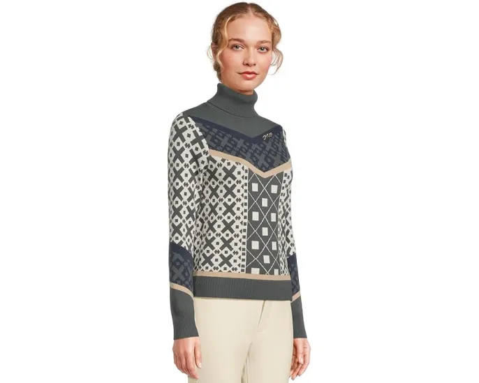 Свитер для катания Stellar с высоким воротником и принтом от Spyder