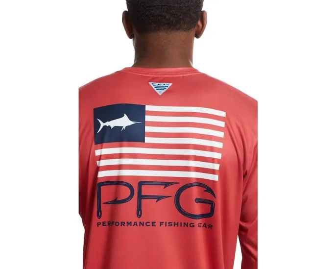 Columbia Terminal Tackle PFG с длинным рукавом и защитой от солнца UPF 50