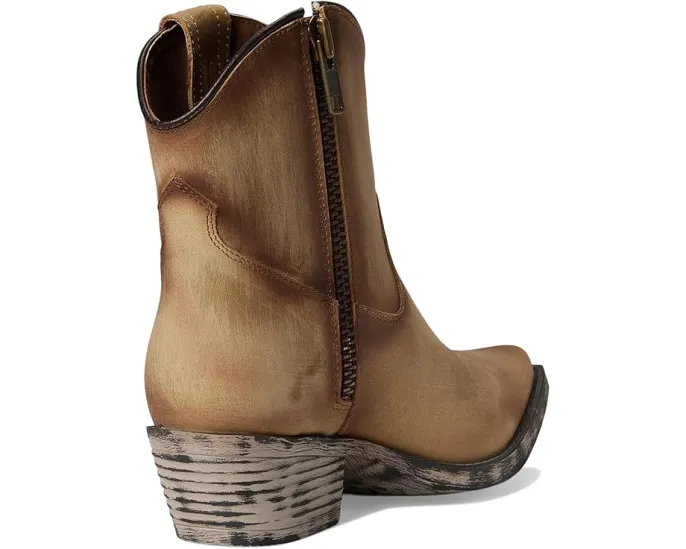 Сапоги Corral Q7037 до щиколотки с вышивкой миндалем