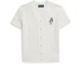 Кардиган с V-образным вырезом и жаккардом с медвежонком Polo Ralph Lauren Kids для детей постарше