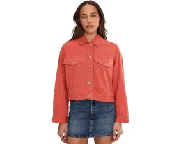 Укороченная джинсовая куртка Liverpool Los Angeles oversize из мягкой ткани