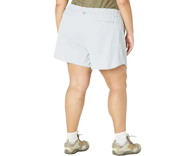 Шорты Columbia PFG Tamiami Plus Size с эластичным поясом и защитой от солнца UPF 50