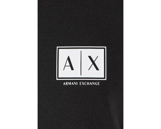 Поло Armani Exchange с блочным логотипом