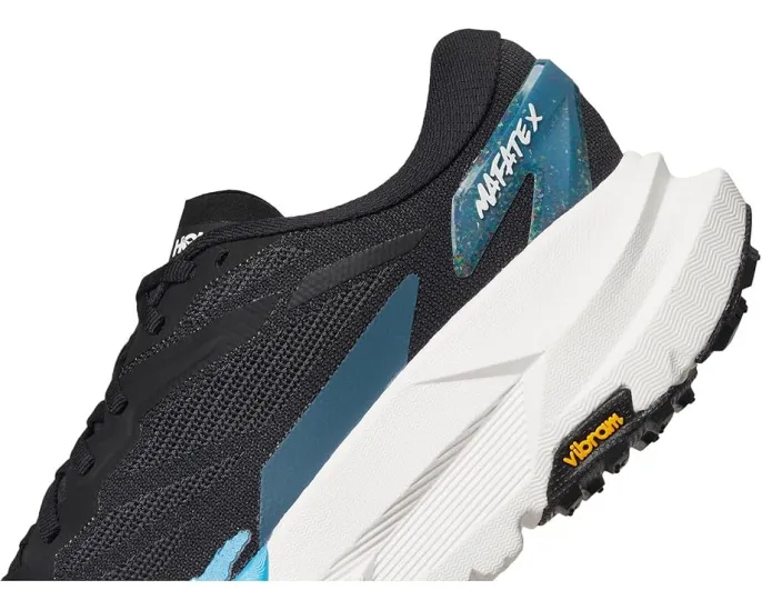 Трейловые кроссовки Hoka Mafate X с карбоновой пластиной и подошвой Vibram Megagrip