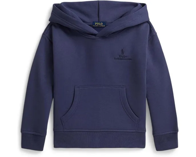 Худи Polo Ralph Lauren Kids Big Fit с логотипом из флиса для малышей и детей младшего возраста