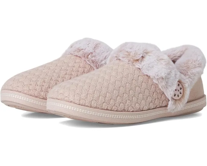 Тапочки SKECHERS Cozy Campfire Frosty Promise с веганским стеганым верхом из искусственного меха
