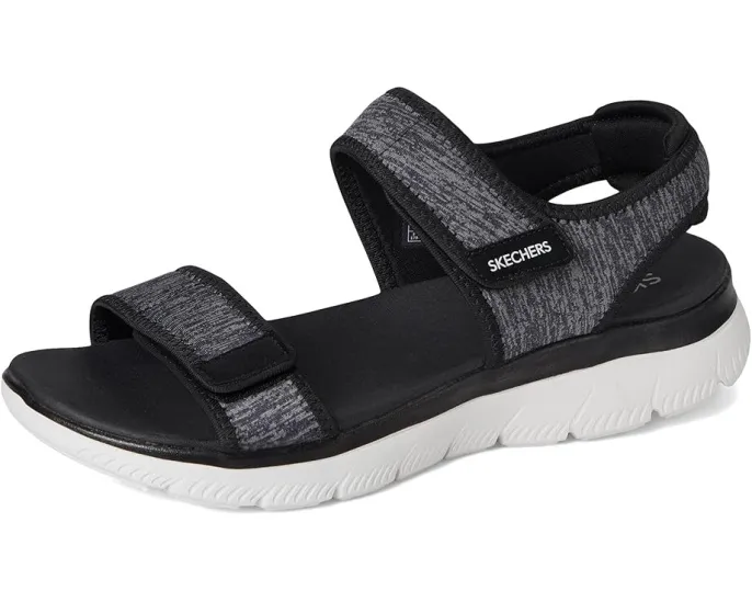 Сандалии Skechers Summits Cutest Icon с кожаным верхом и стелькой Yoga Foam