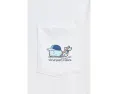 Футболка Blue Baseball Whale с коротким рукавом для детей Vineyard Vines