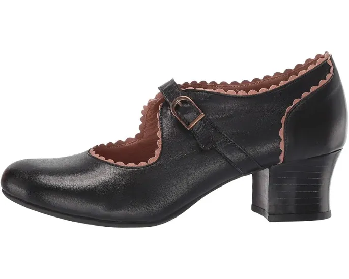 Туфли-лодочки Miz Mooz Francine с фигурным краем и регулируемой пряжкой