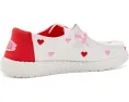 Hey Dude Kids Wendy Embroidered Hearts ботинки с вышитыми сердцами