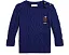 Детский свитер Polo Ralph Lauren с медвежонком и косой вязкой