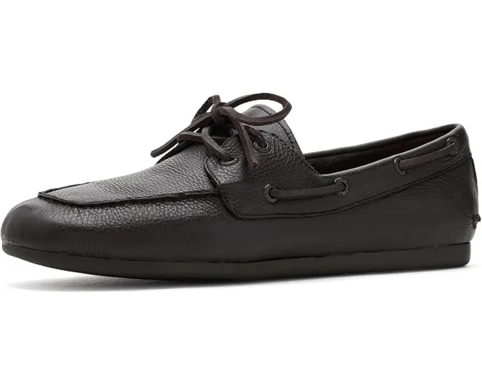 Кроссовки Sperry Slimboat из темно-коричневой кожи с 360° шнуровкой