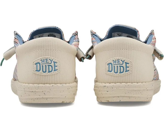 Кроссовки Hey Dude Wally Funk Multi Mesh с разноцветной сеткой