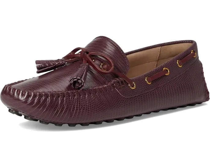 Лоферы Cole Haan Gissella Drivers с круглым носком и плетеной деталью
