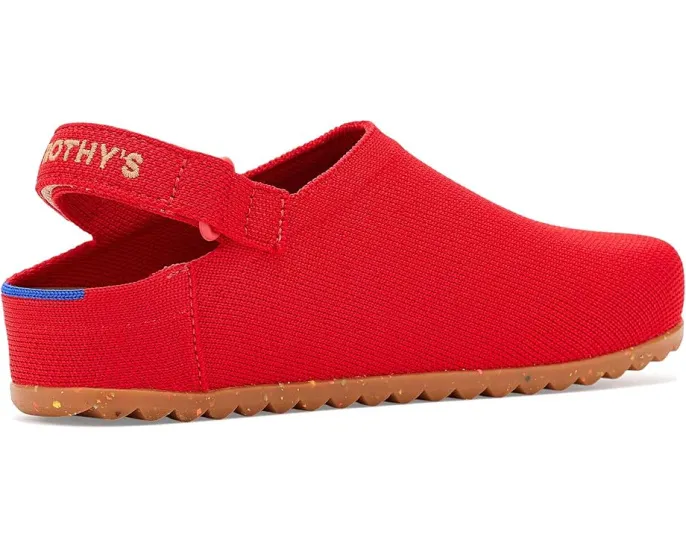 Детские сабо Rothy's Kids Clogs с рисунком ромашки на регулируемом ремешке