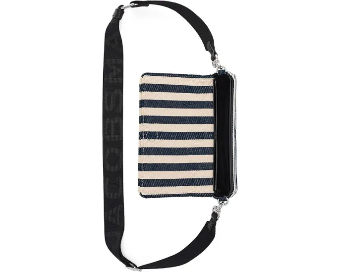 Мини-сумка Marc Jacobs из полосатого холста