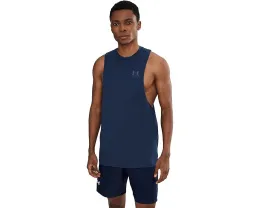 Under Armour майка без рукавов Logo Cutoff с круглым вырезом и длинным подолом