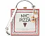 Сумка Kate Spade New York Slice Printed в виде коробки для пиццы с ручкой сверху