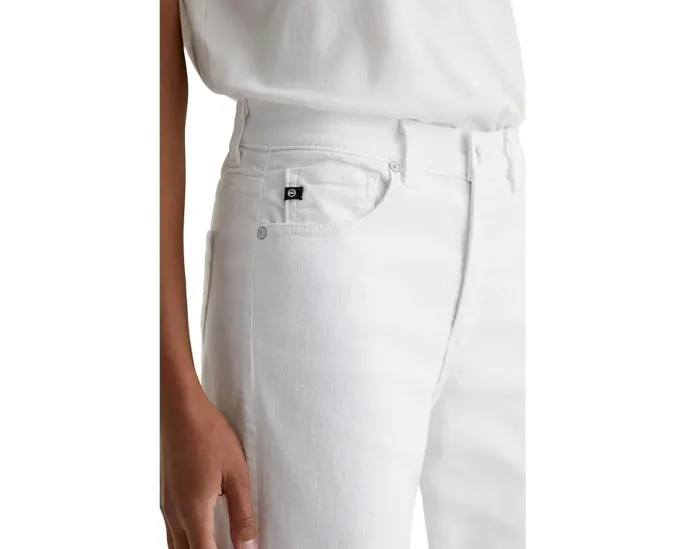 Джинсы AG Jeans Brinley с прямым укороченным кроем и средней посадкой