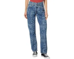 Джинсы Levi's 501 с прямыми штанинами и потертостями
