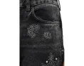 Джинсы Free People Irie Embellished с декором и прямой штаниной