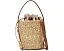 Мини-сумка-корзинка из соломы Mini Straw Basket с регулируемым ремнем Madewell