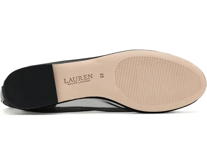 Балетки Lauren Ralph Lauren Jayna с сетчатым верхом и кожаной отделкой