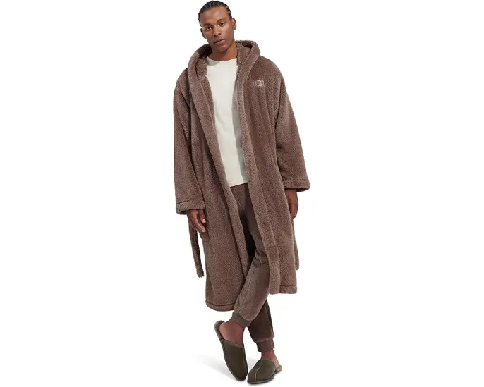 Халат UGG Beckett из полиэстера с карманами и поясом