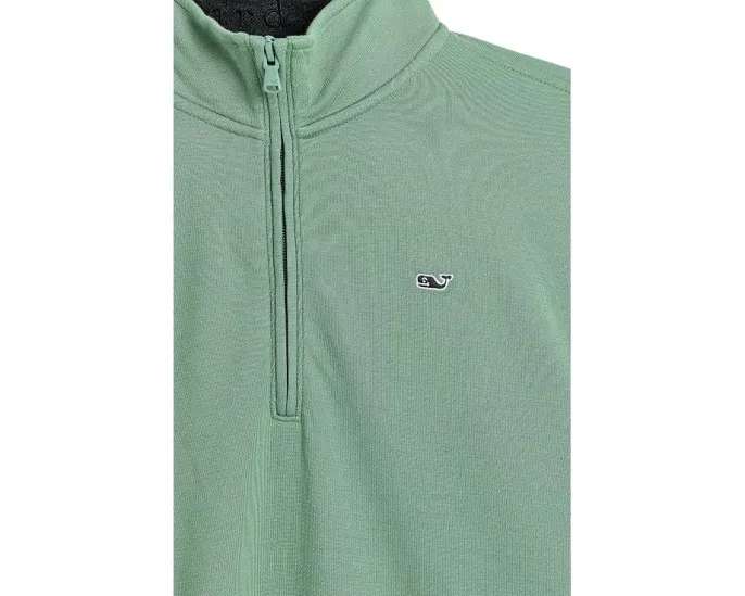 Vineyard Vines детский полузамок Saltwater 1/4 Zip с вышивкой