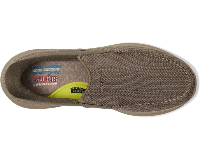 Кроссовки SKECHERS Pollard Wilfred с технологией Hands Free Slip ins и Memory Foam