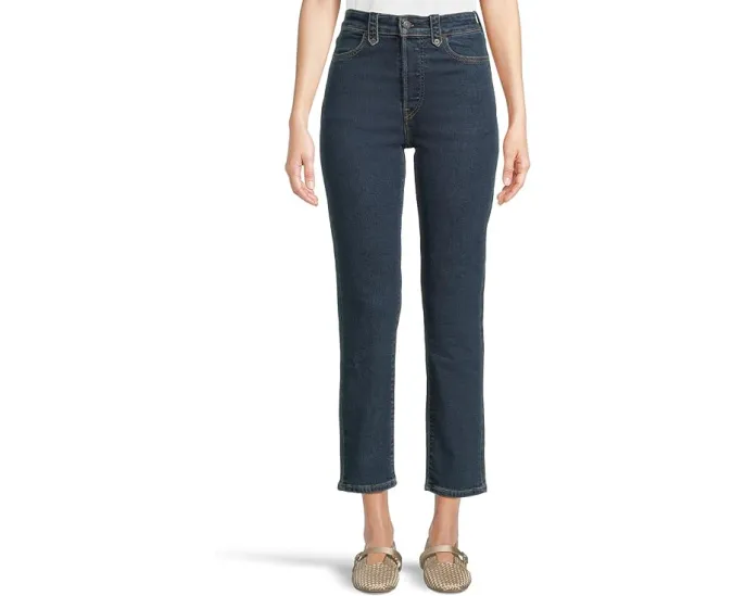 Джинсы Levi's Womens Wedgie Straight Western с эффектом подтяжки