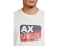 Футболка Armani Exchange 1991 с пузырьковым принтом