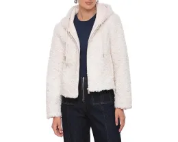 Куртка-худи Avec Les Filles с искусственным мехом и капюшоном