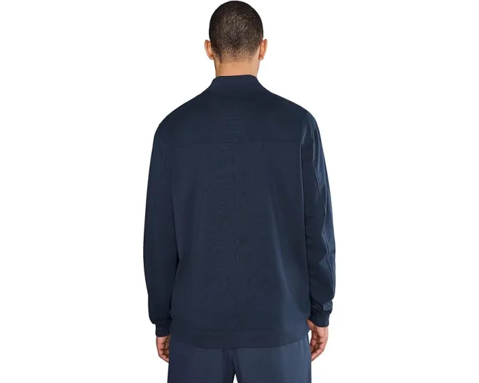 Бомбер TravisMathew Stretchknit Bomber с застежкой-молнией и косыми карманами