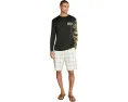 Quiksilver Гибридные шорты Union Print Amphibian 20 из ткани Surfsilk с принтом