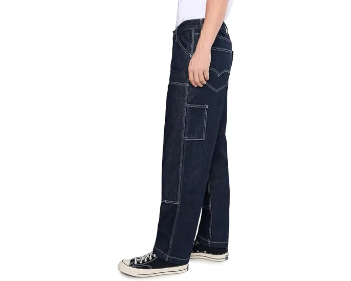 Джинсы Levi's Premium 568 Loose Straight Double Knee из плотного денима