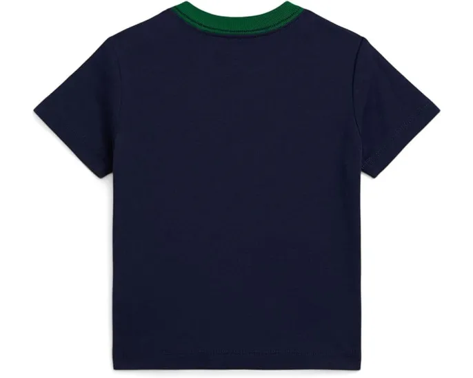 Футболка для младенцев с логотипом из хлопкового джерси Polo Ralph Lauren Kids