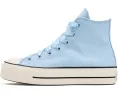 Converse Chuck Taylor All Star Lift Platform высокие кроссовки на платформе из персиковой канвы