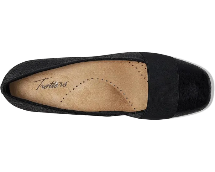 Балетки Trotters Samantha с квадратным носком и стразами