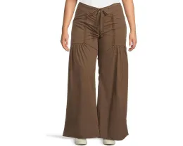 Широкие брюки XCVI Willow с завышенной талией на шнурке и расклешенным низом