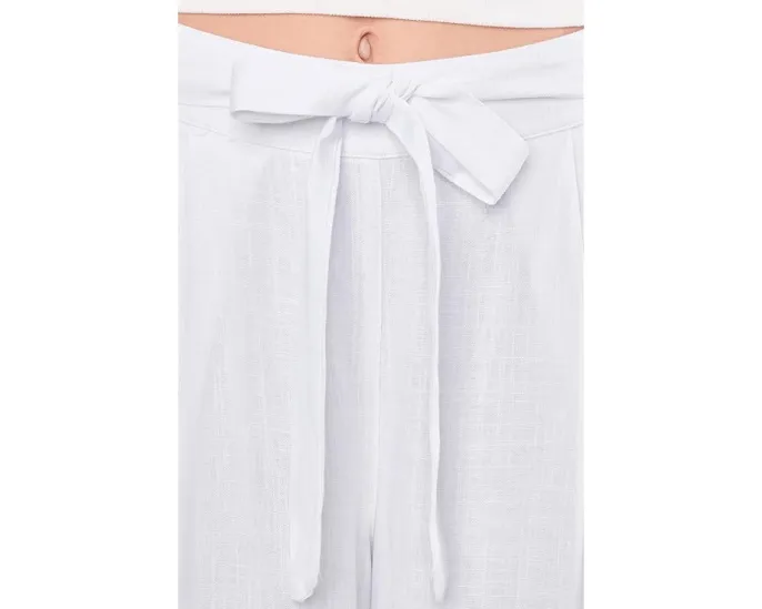 Широкие брюки Vince Camuto с завязкой на талии