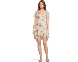 Платье AllSaints Darma с запахом и рюшами