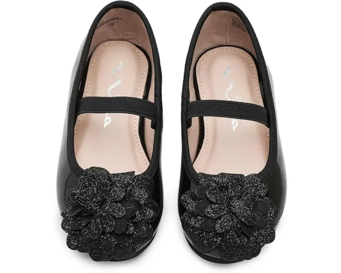 Балетки Nina Kids Jeanesse-T с блестками и цветком