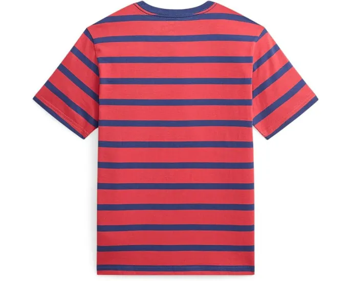 Детская футболка Polo Ralph Lauren из хлопкового джерси в полоску для детей старшего возраста
